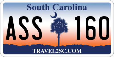 SC license plate ASS160