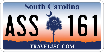 SC license plate ASS161