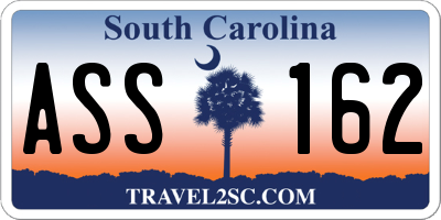 SC license plate ASS162