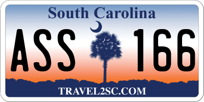 SC license plate ASS166