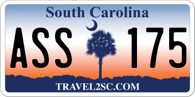 SC license plate ASS175