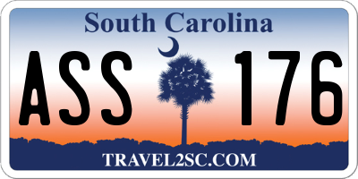 SC license plate ASS176
