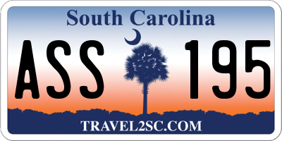 SC license plate ASS195