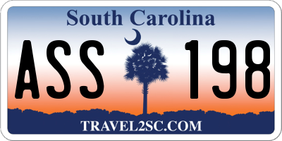 SC license plate ASS198