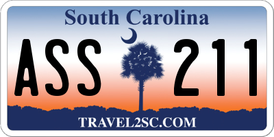 SC license plate ASS211