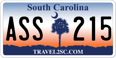 SC license plate ASS215