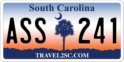 SC license plate ASS241