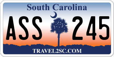 SC license plate ASS245