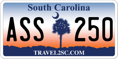 SC license plate ASS250