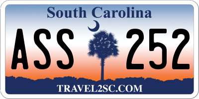 SC license plate ASS252