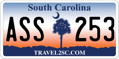 SC license plate ASS253