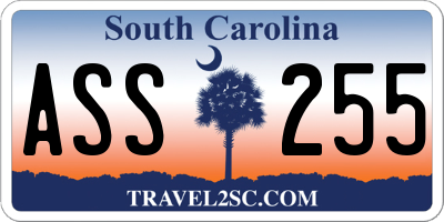 SC license plate ASS255