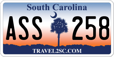 SC license plate ASS258