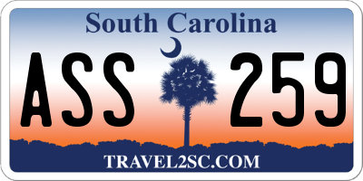 SC license plate ASS259