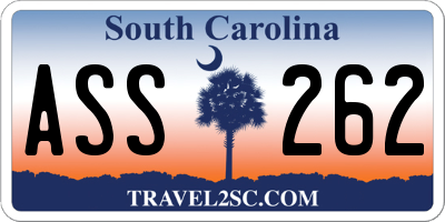 SC license plate ASS262