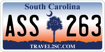 SC license plate ASS263