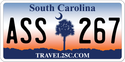 SC license plate ASS267