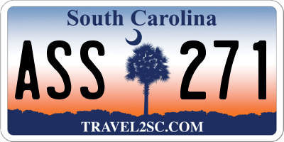 SC license plate ASS271