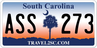SC license plate ASS273