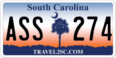 SC license plate ASS274