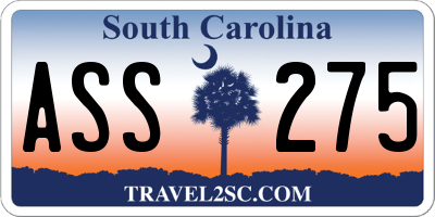 SC license plate ASS275