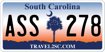 SC license plate ASS278