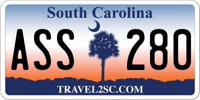 SC license plate ASS280