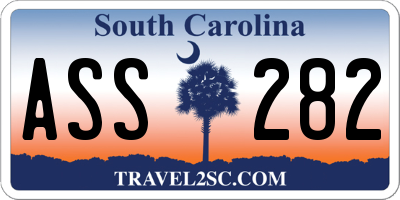 SC license plate ASS282