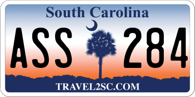 SC license plate ASS284