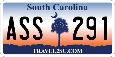 SC license plate ASS291