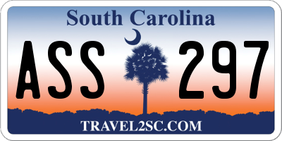 SC license plate ASS297