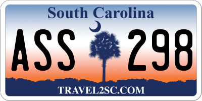 SC license plate ASS298