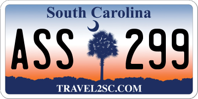 SC license plate ASS299