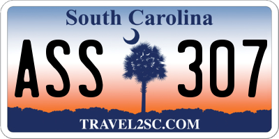 SC license plate ASS307