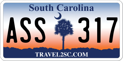 SC license plate ASS317