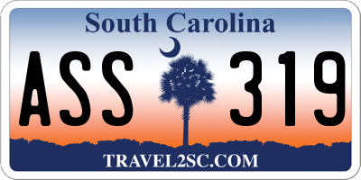 SC license plate ASS319