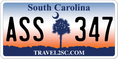 SC license plate ASS347