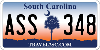 SC license plate ASS348