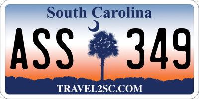 SC license plate ASS349
