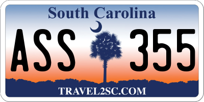 SC license plate ASS355
