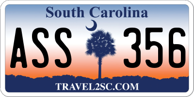 SC license plate ASS356