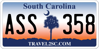 SC license plate ASS358