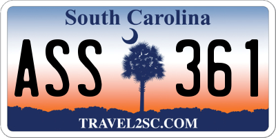 SC license plate ASS361