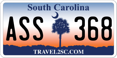 SC license plate ASS368