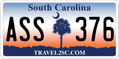 SC license plate ASS376