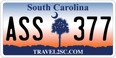 SC license plate ASS377