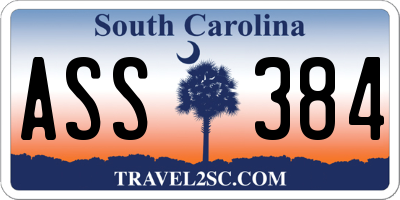 SC license plate ASS384