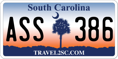 SC license plate ASS386