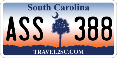 SC license plate ASS388