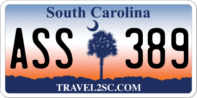 SC license plate ASS389